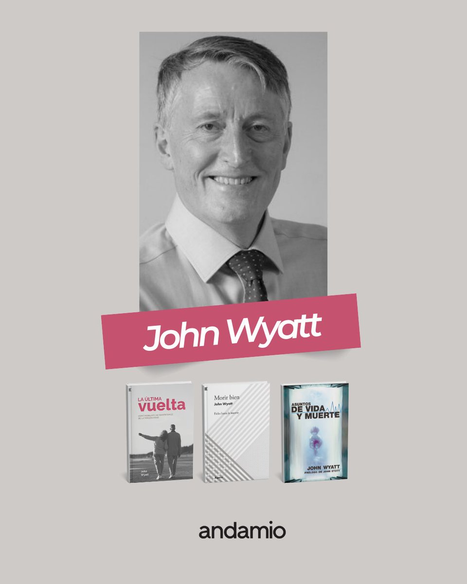 John Wyatt es profesor emérito de Pediatría neonatal en el University College de Londres, y autor de “La última vuelta” además de: “Asuntos de vida y muerte” y “Morir bien”, también publicados por Andamio Editorial. Más sobre el libro y su autor en andamioeditorial.com
