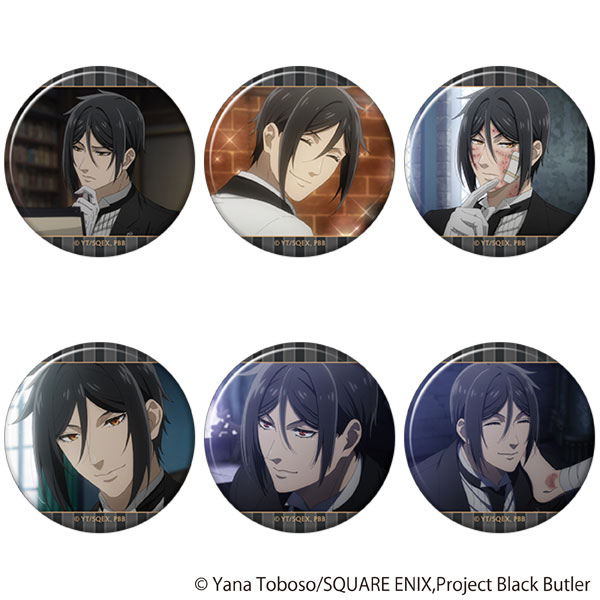 黒執事 ロフト 缶バッジ セバスチャン・ミカエリス 37点まとめ売り　① Amazon | TVアニメ『黒執事 -寄宿学校編-』 缶バッジ