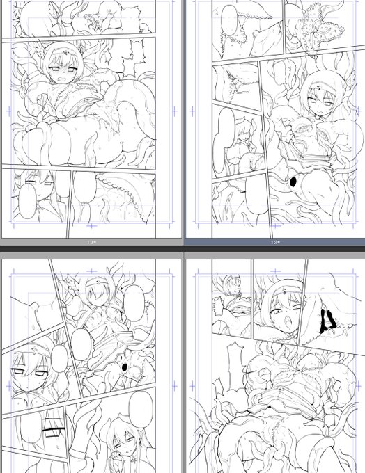 初めてのエロ漫画作り、あまりの難しさに何回も挫折しそうになってる 