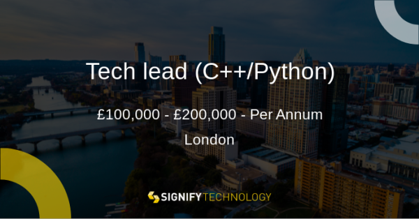 Signify_Tech's tweet image. Apply today! Tech lead, £100,000 - £200,000 - Per Annum - #London.
Interested? Click the link to apply paiger.link/1191743339