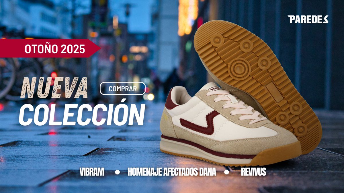 🔥 La Nueva Colección Casual de Paredes ya está aquí 👟

✨ Estilo retro con esencia actual
✨ Comodidad en cada paso
✨ Diseños versátiles para todos tus outfits
✨ Tendencia y carácter 👟

¿Preparado para estrenar tus favoritos? 👉 paredes.es/es/1105-nueva-… 

#PasosQueNosUnen