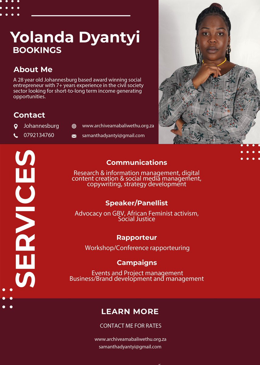 Yolanda Dyantyi tweet media