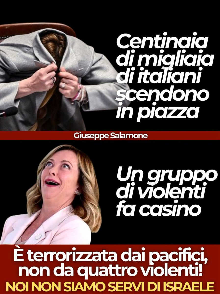 TommasoSpinel's tweet image. #scioperogeneraleperGaza
#Gaza #IsraelIsATerroristState 
#governomeloni #GovernoDegliOrrori