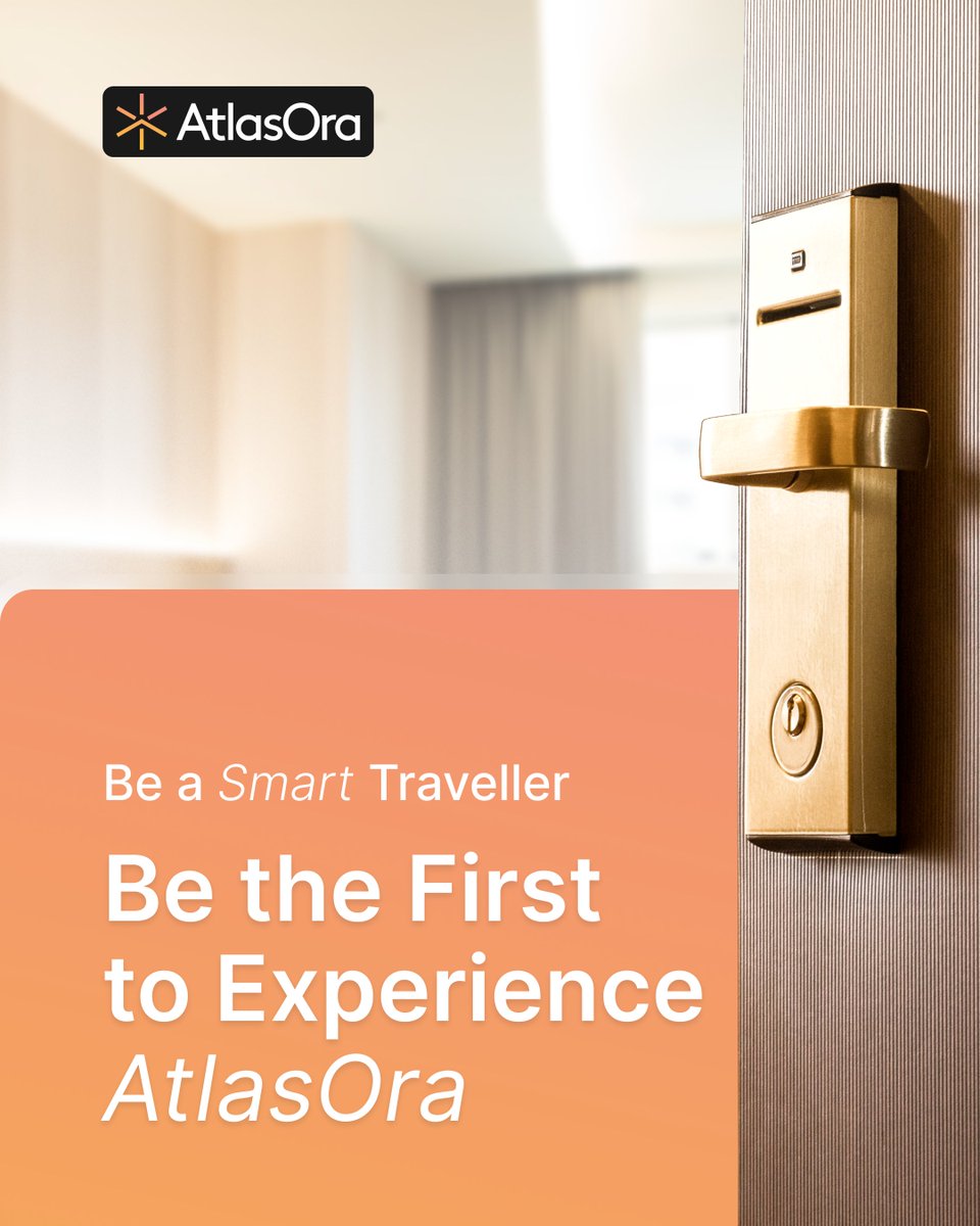 AtlasOraRentals's tweet image. Be part of something special!
Join AtlasOra early access and experience seamless bookings, lower fees, and instant payouts.

Join us only here atlasora.com 

#AtlasOra
