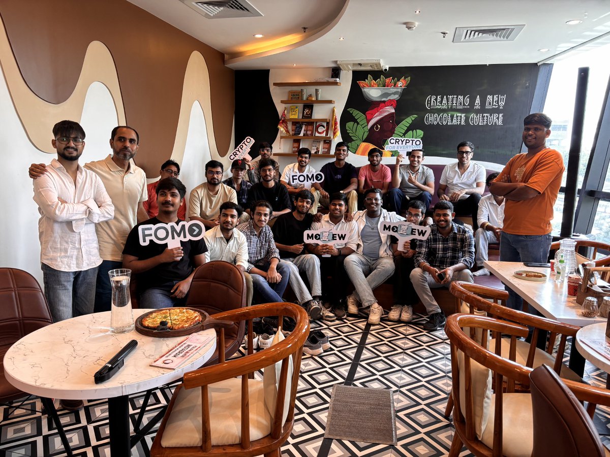 BitgetWalletSA's tweet photo. Crypto for India: Delhi Edition 🇮🇳

What an afternoon with the Bitget Wallet fams in Delhi! From casual laughs to thoughtful Web3 convos, the energy was unmatched 

Big thanks to everyone who joined, builders, dreamers & the crypto-curious 🙌 You made this edition truly special.

This journey doesn’t stop here #Crypto4India #Crypto4Everyone ❤️

Stay tuned for the next city 👀