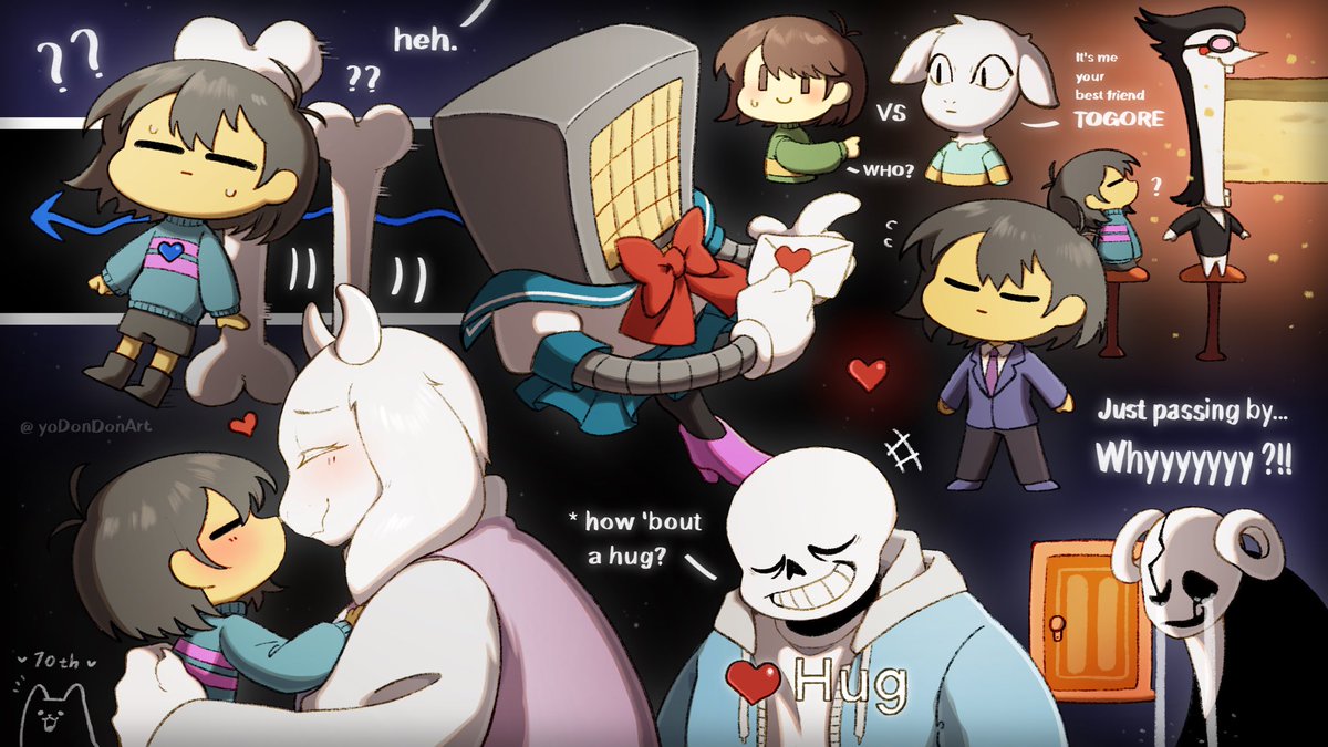 UNDERTALE😔🫶
非常非常感謝，一切都太好了⋯