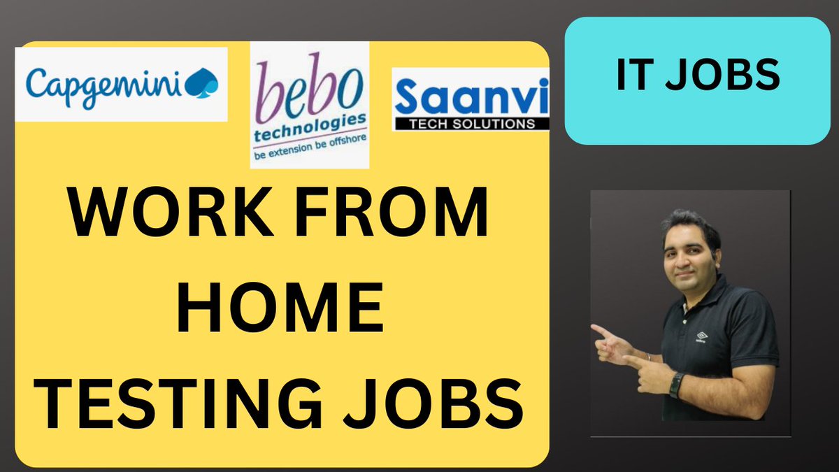 rdautomation's tweet image. youtube.com/watch?v=rf2Ka0…
New video on Testing Jobs is out.
Like, Share &amp;amp; Subscribe our channel.
#testingjobs #qajobs #rdautomationlearning #rdtechnicallearning