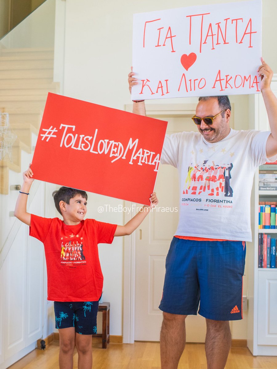 boyfrompiraeus's tweet photo. #TolisLovedMaria
Για Πάντα και λίγο ακόμα…❤️
[Το Τουιτερ γιορταζει σημερα και μαθαινω στον μικρό πως η Αγάπη νικά τον Θάνατο]

#tolislovedmaria #olympiacos #theboyfrompiraeus #twitterday #olympiacosbc #olympiacosfc #love https://t.co/osr4kFnFjB