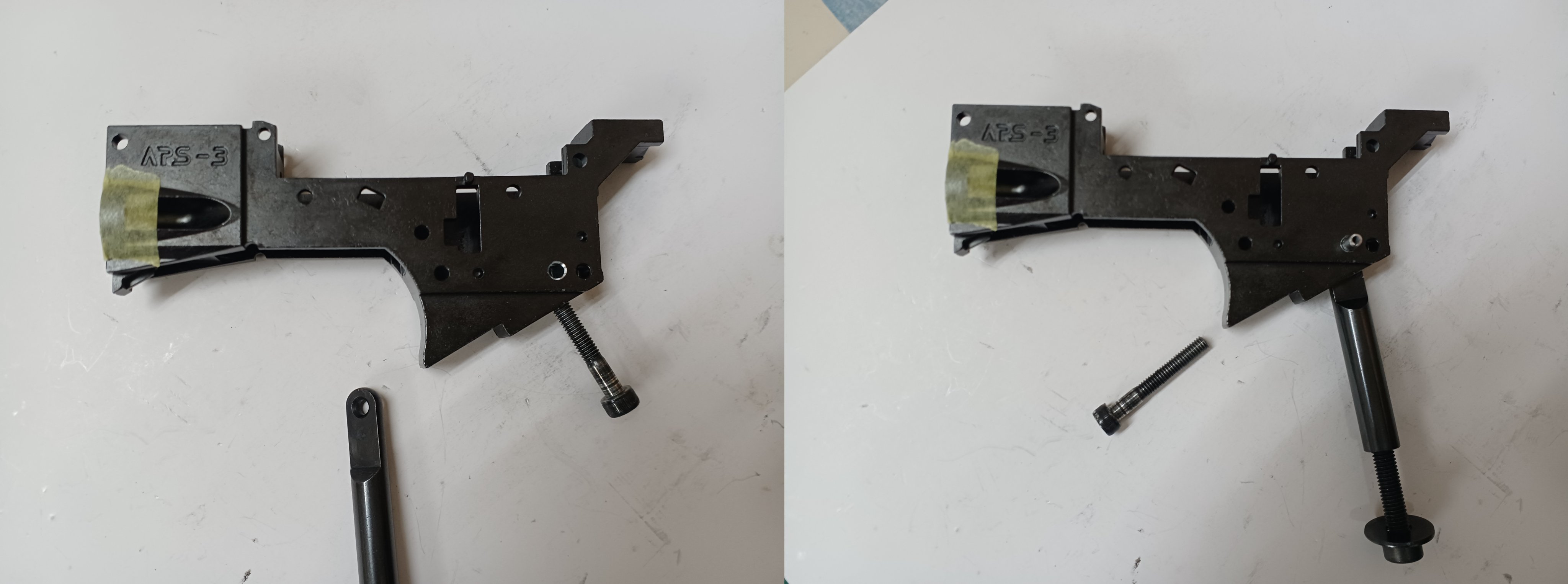 APS-3 フロントサイトブロック 射撃の女神 ブロンズ 彫金加工 ワンオフ APS-3 フロントサイトブロック 射撃の女神 ブロンズ 彫金