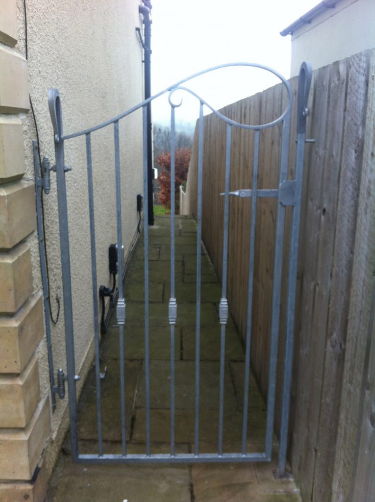 #Project - We #designed, #fabricated and #installed these Ornate automated galvanized #steel double leaf swing gates with matching side gates for one of our clients in #Hamsterley, #CountyDurham.

riversidemetalwork.co.uk