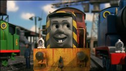 Massive thanks to <a href="/dshaynie/">dshaynie-in-3D</a> who produced this wonderful prop replica of Thomas' friend Salty for me! He looks awesome.