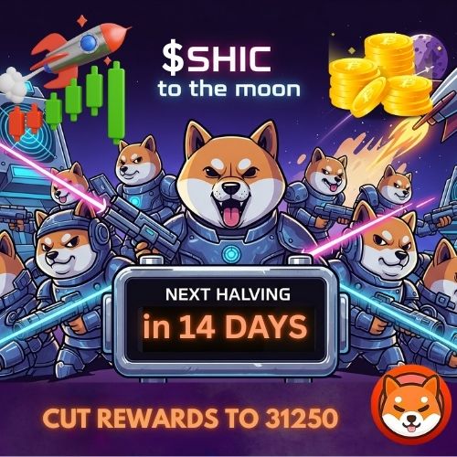 ⚠️ ATTN $SHIC ARMY ⚠️ 🚀Oct 7, 2025: Rewards drop from 62,500 to 31,250 $SHIC at block ~400,000! 🛠️Scarcity increase! Mineable meme coin, no premine, pure PoW. Bagged now, HODL tight! 💥 Join us in discord:discord.com/invite/bvyzmJe… <a href="/Shibacoin_Shic/">Shibacoin (SHIC)</a> <a href="/hans_t_m_/">Hans™ ⚡</a>   #CryptoMining #layer1