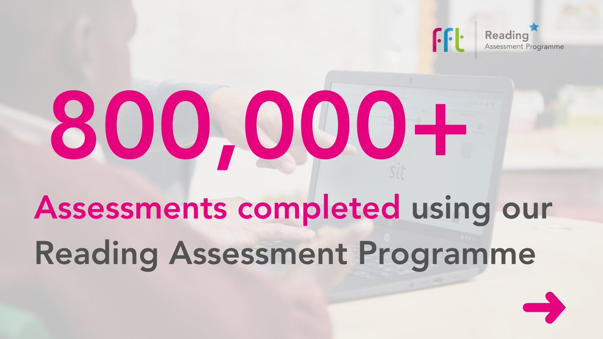 FFTEdu's tweet photo. ✅ Trusted by schools across the UK and beyond.

Over 800,000+ assessments completed, used by 300,000 pupils in over 1000+ schools — helping educators screen, support, and succeed.

FFT's RAP is already making an impact. 

👉 Learn more: https://t.co/BwksQiNjwn

#Edchat https://t.co/YhY5keqwmQ