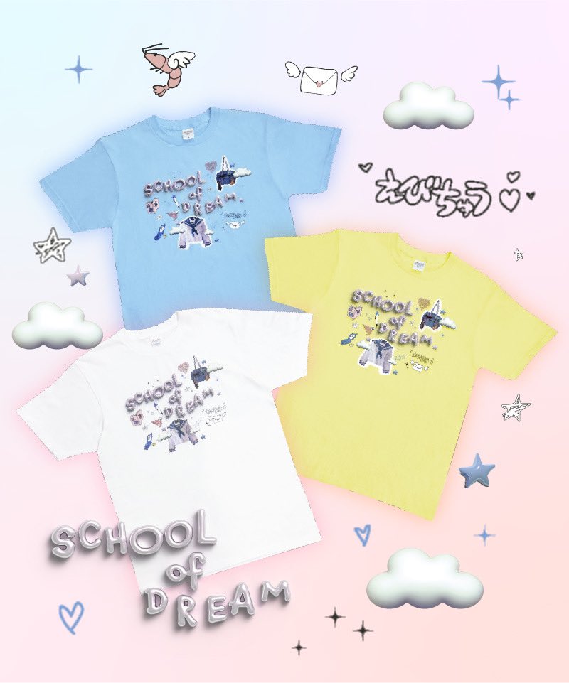 私立恵比寿中学×SPINNS×STARRZ TOKYO コラボTシャツ発売決定
