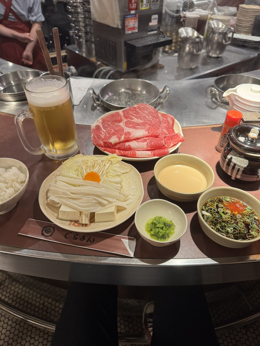 梅田なぅ✨♪

ディナー🍽️に悩んで‥♪
　友達に
何？食べよかなぁ〜？って
　聞いたら‥
考えてた答えが返って来た✨♪

　さすが👍
ボクを理解しとるなぁ〜✨♪😊
