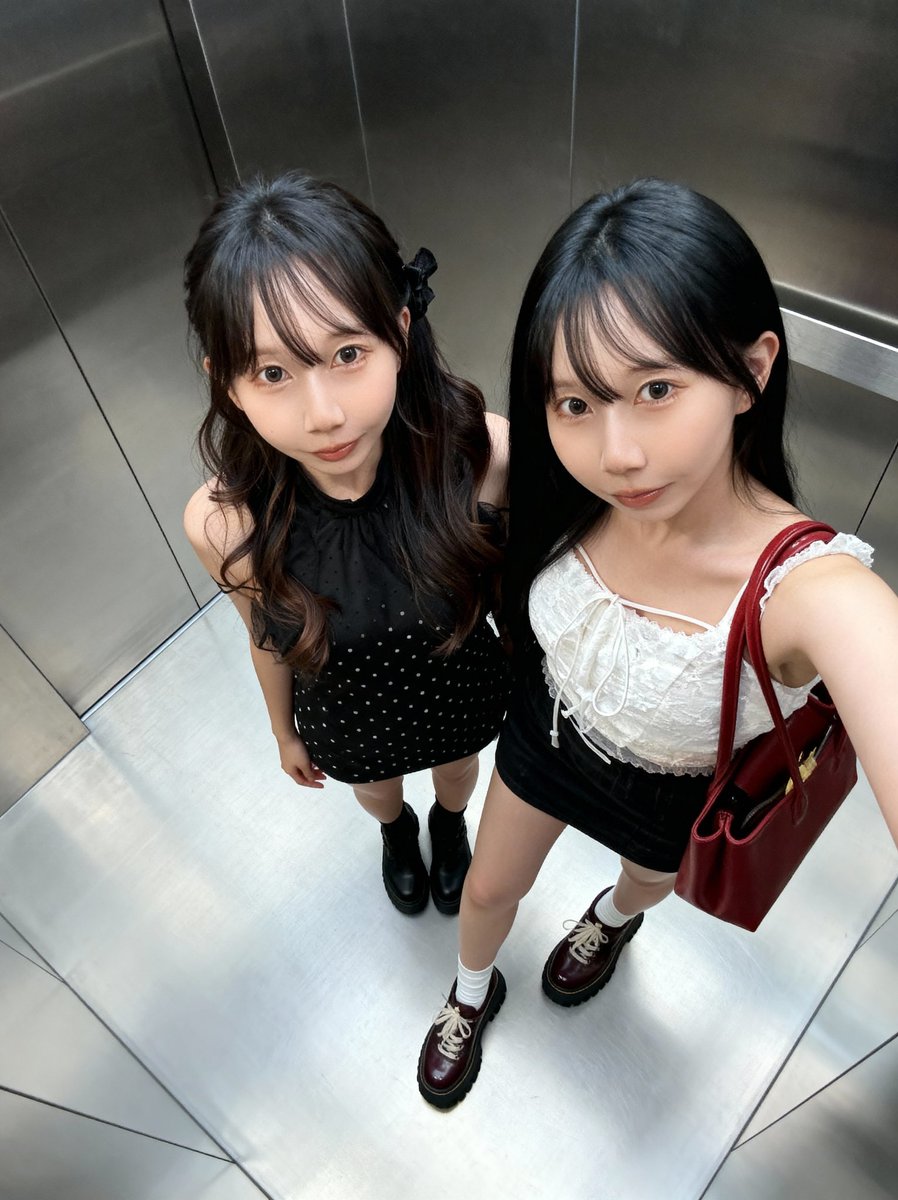 エレベーターフォト可愛すぎる^. ̫ .^