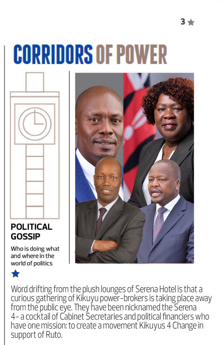 In the mountain, loyalty doesn’t expire slowly, it disappears overnight. One handshake is enough to rewrite the future.
#Kikuyus4Change Free KFC
Serena K4C