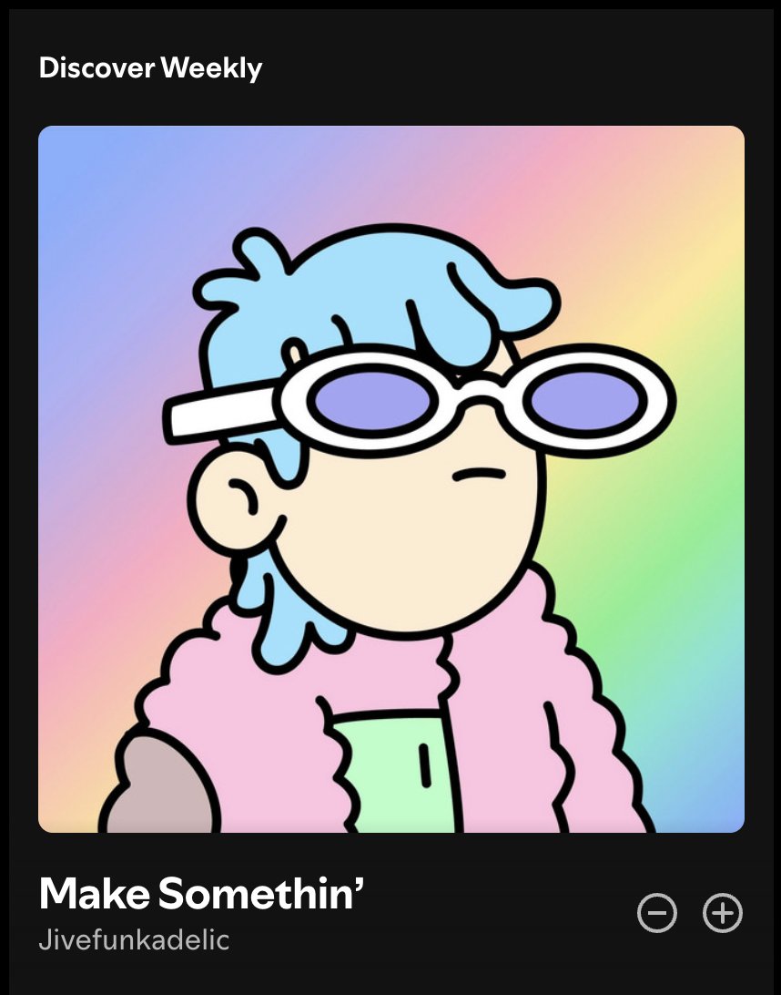 mark_is_here's tweet image. Showed up in my discover weekly, its a sign to make somethin&apos; this week