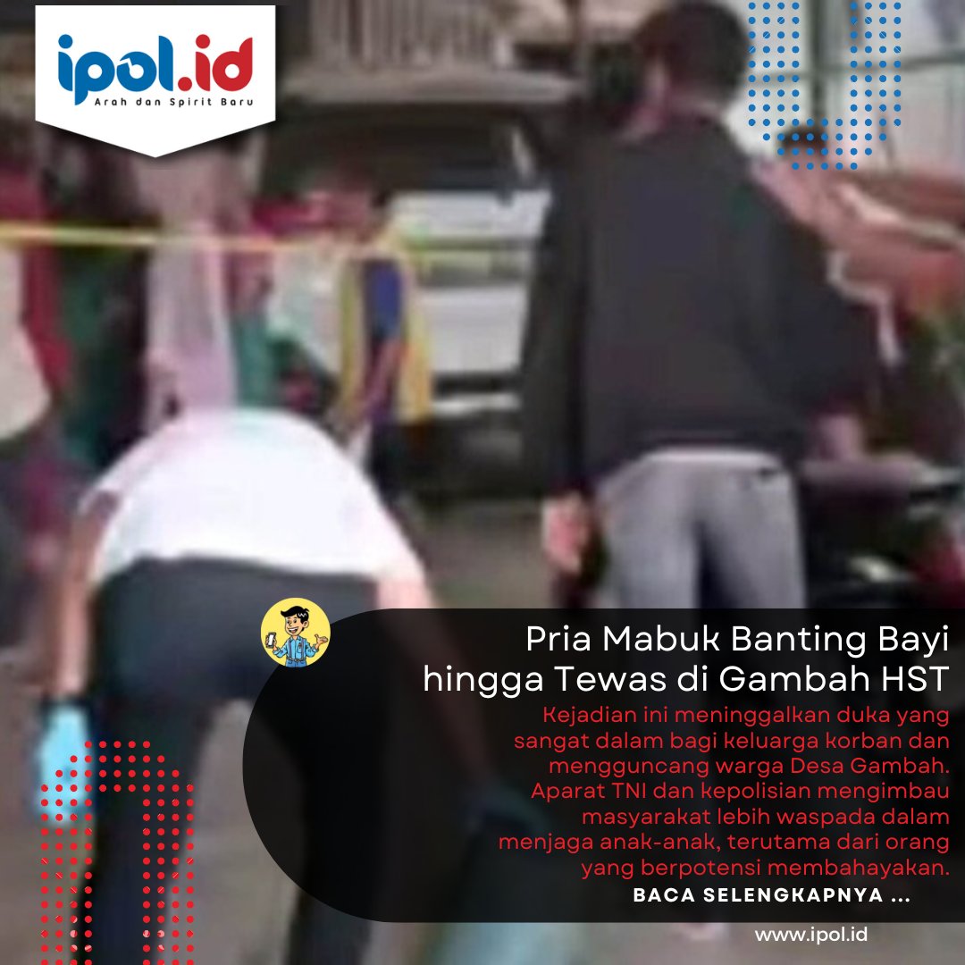 ipoldotid's tweet image. ipol.id/2025/09/keji-p…

IPOL.ID – Warga Desa Gambah, Kecamatan Barabai, Kabupaten Hulu Sungai Tengah (HST), dikejutkan dengan peristiwa mengenaskan pada Senin pagi (22/9/2025). 

#kekerasan #bayi #hulusungaitengah #ipol