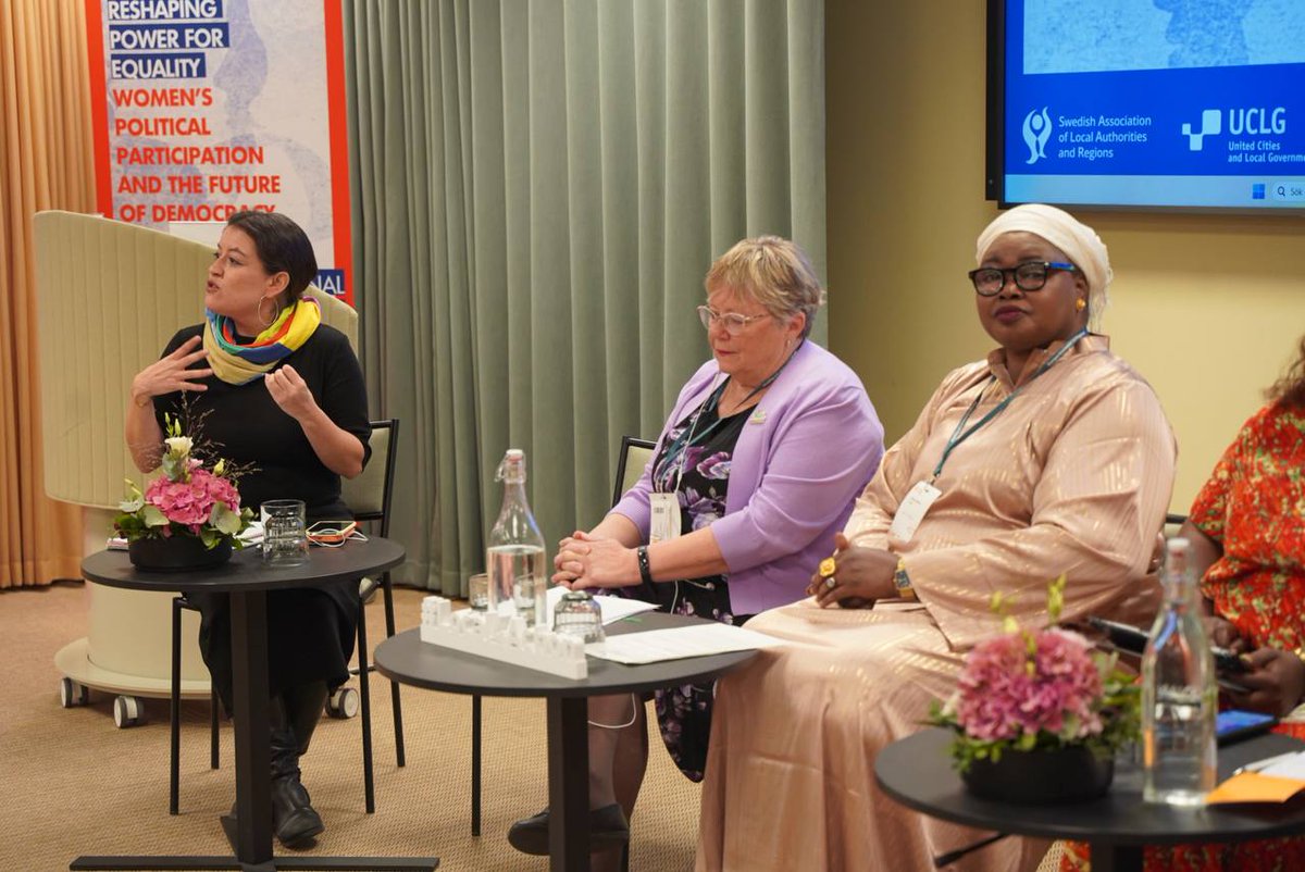 uclg_org's tweet photo. 💜Reshaping #Power4Equality

Our Head of Programs, @mariale_rico, starts the dialogue "Feminist Leadership &amp; Democratic Renewal: Power, Alliances &amp; Collective Action", inviting speakers to share their local experiences delivering care, trust &amp; inspiration https://t.co/PHkCHYVwLN