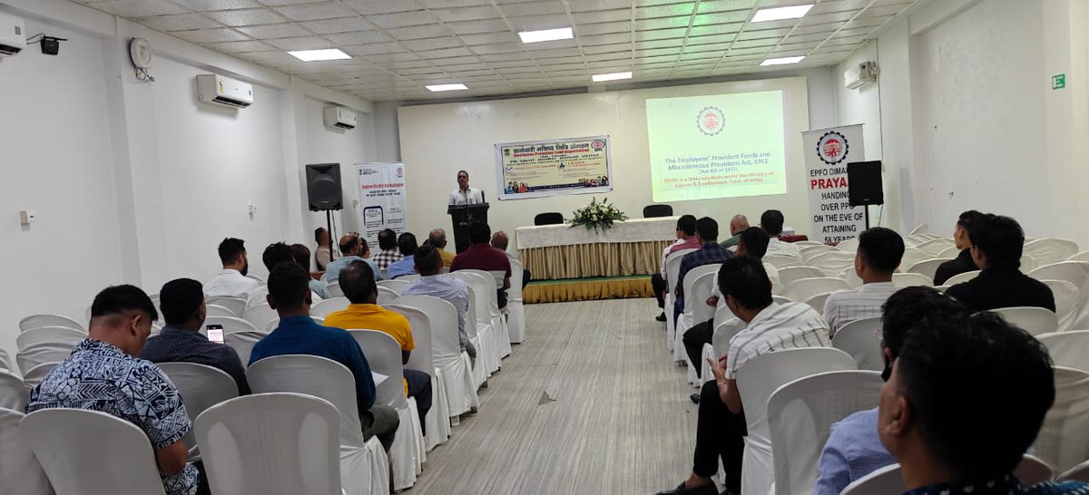 Glimpses from meeting held on #PradhanMantriViksitBharatRozgarYojana with hotels and restaurant owners association at Dimapur, Nagaland as part of awareness and outreach programme to encourage participation from all stakeholders