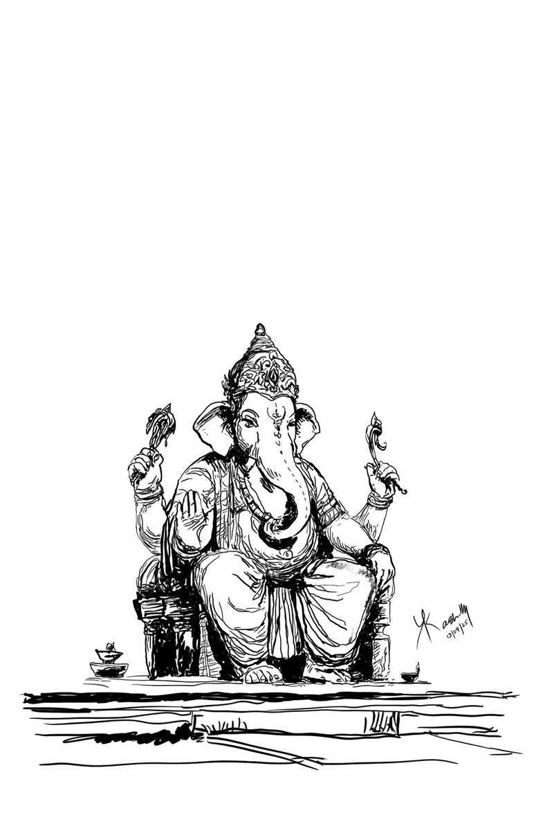 PwrUsr's tweet image. A Sketch A Day №1/1000 

#pwrusr #prakash #sketch #Procreate