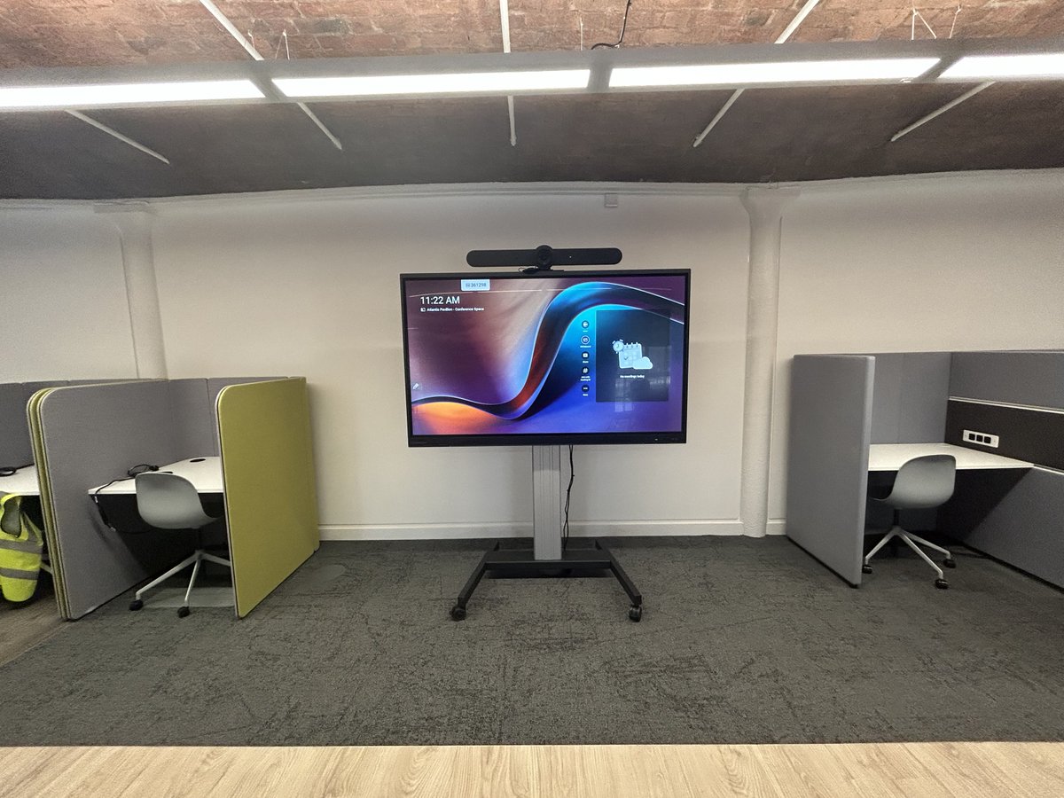 RapidTechToday's tweet image. 🚀 Dynamic spaces, seamless collaboration.

We installed a Clevertouch IMPACT LUX interactive display with a Logitech Rally Bar — delivering clear communication &amp;amp; effortless hybrid meetings.

Speak to us to see how we can help!

#AVExperts #CollaborationTech #WorkplaceTechnology