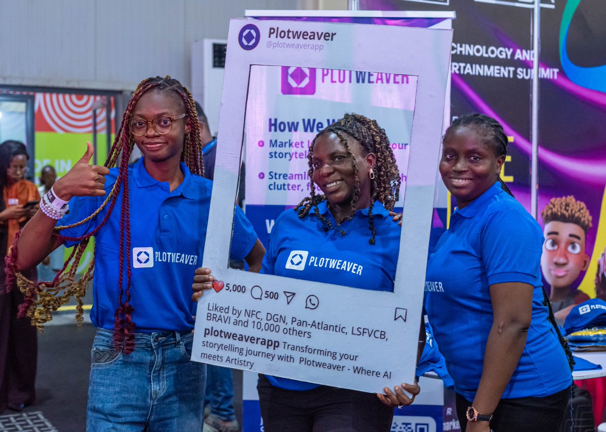 plotweaverapp's tweet image. 🌍 PlotWeaver at Africa Creative Market 2025
This past week, we had the opportunity to connect with an incredible community of creatives at @africacmglobal. From insightful one-on-one conversations at our booth to the enthusiasm of storytellers signing up for our waitlist, the…