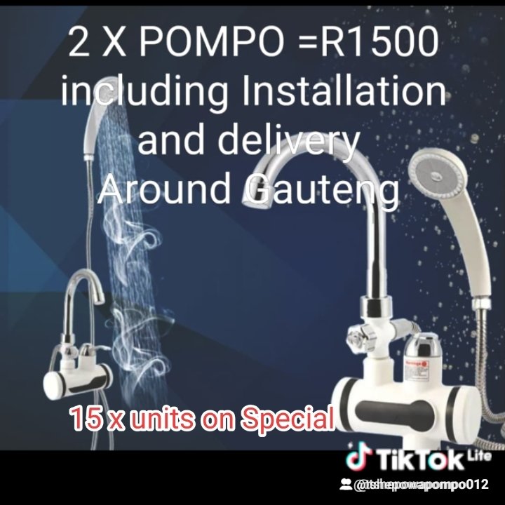 Special 2 x Pompo R1500 including installation and delivery around Gauteng