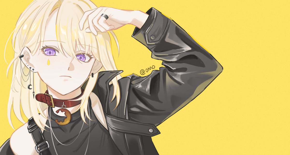 Omo_cccc's tweet image. 好吧，我又又又忍不住擅自給初華改髮型和添新衣……
#AveMujica #三角初華