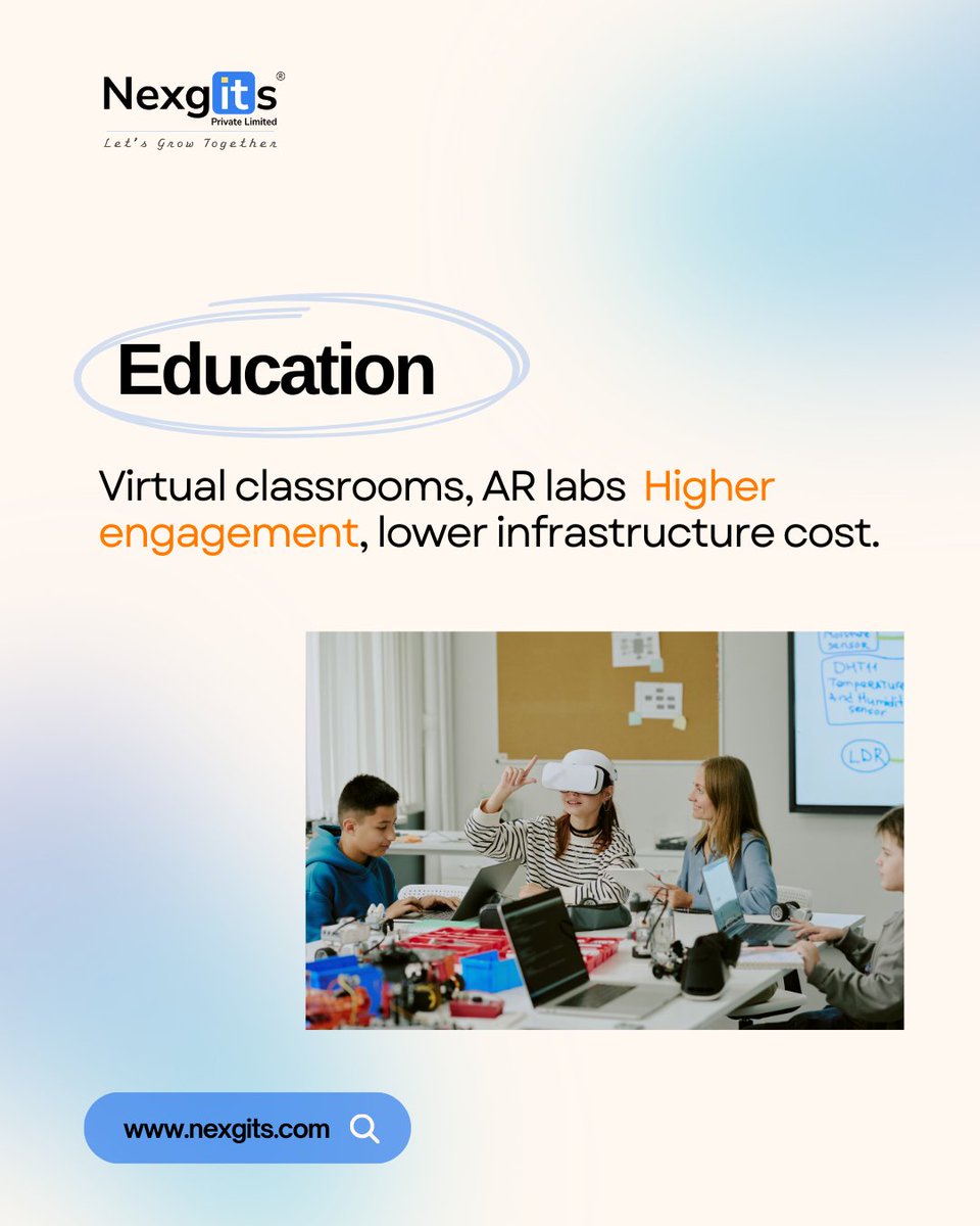 nexgits's tweet image. Outdated manuals don’t cut it anymore.
Industries like healthcare, manufacturing & education are training teams with AR-VR smarter, safer, faster.
🚀
See how it’s done: nexgits.com/our-work
#ARVR #TrainingTech #FutureOfWork #Nexgits