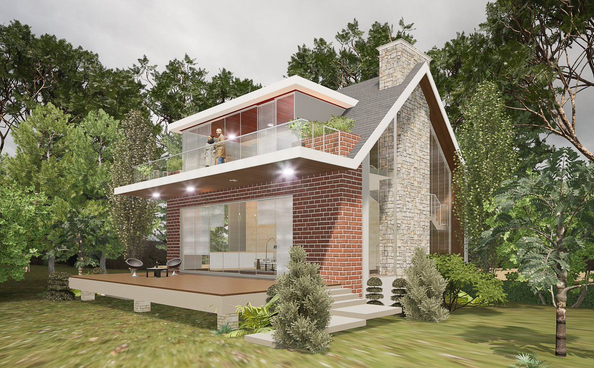 🏡 Where Modern Living Meets Nature 🌿

Brick, stone, glass, and greenery—crafted together to create a home that’s stylish, timeless.

A design that’s not just a house, but a sanctuary for everyday living. ✨

Would you love to come home to this?

#Architecture #DesignInspiration