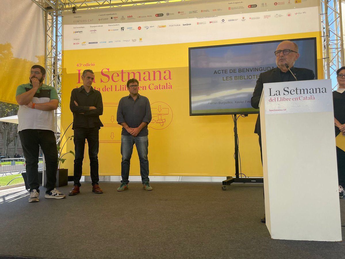 Avui se celebra a <a href="/LaSetmana/">La Setmana</a> el dia de les Biblioteques 📚 <a href="/bibliotequescat/">Biblioteques</a> 

Un total de 134 #bibliotequescat participen a la #LaSetmana25 del Llibre en Català adquirint novetats editorials

<a href="/XavierFina/">Xavier Fina Ribó</a> <a href="/cultura_cat/">Cultura</a>