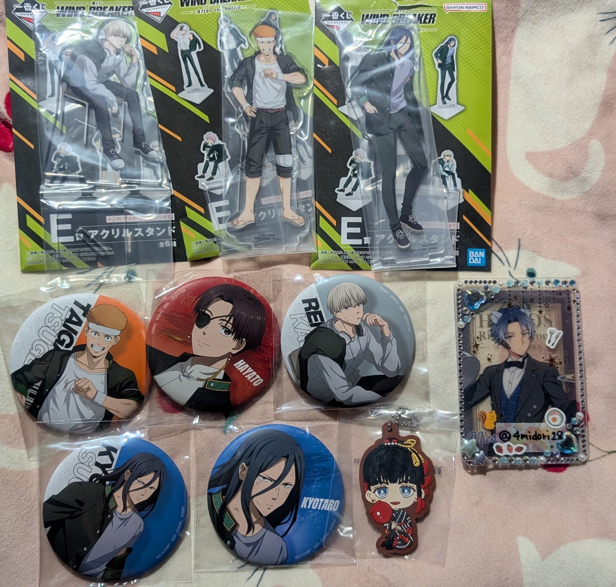WIND BREAKER ウィンブレ 桜遥 フィギュア 一番くじ アクスタ 缶バ WIND BREAKER ウィンブレ 桜遥 フィギュア 一番くじ アクスタ 缶バ