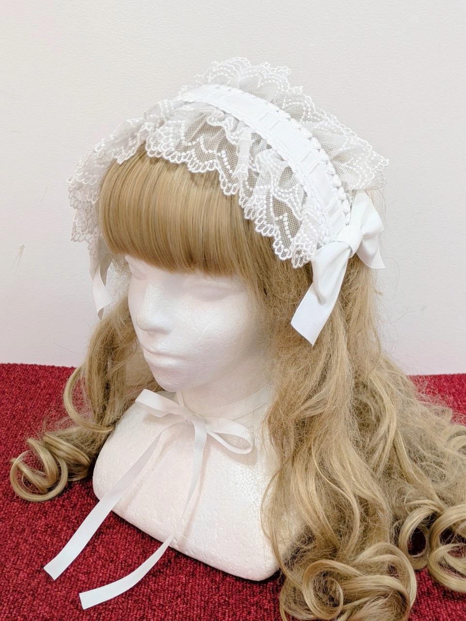 あこがれはしごレースヘッドドレス　シロ あこがれはしごレースヘッドドレス シロ 商品詳細ページ