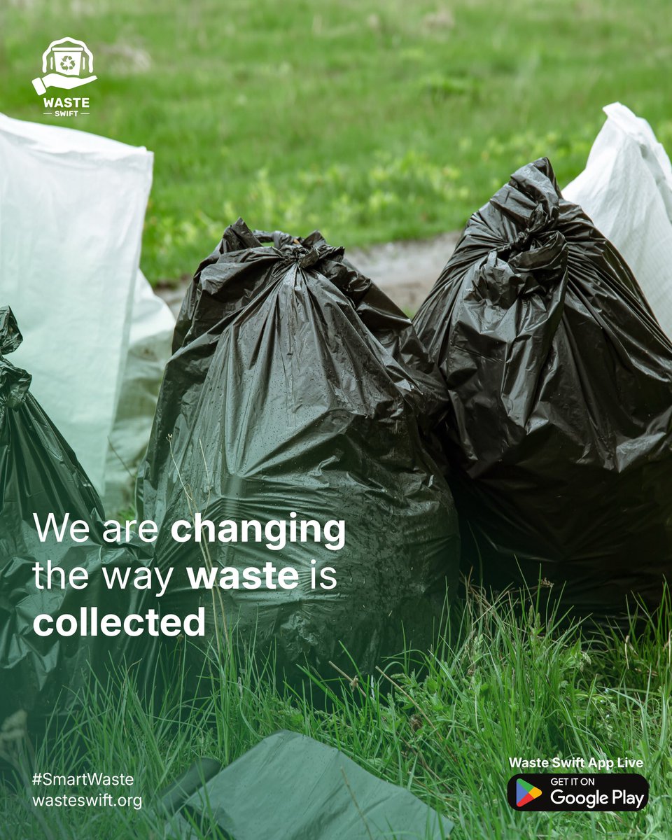 WasteSwift's tweet image. Never miss a waste pickup again!

With the Waste Swift App, you can schedule pickups, track collectors in real time, and get notified when your waste is collected.

Simple. Reliable. Swift.

Visit wasteswift.org

#wasteswift #smartwaste