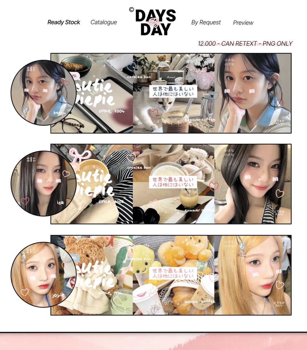 tasyndi's tweet photo. Sore, mari jajan layout ready asa liz minju illit isa dan joy! #zonauang https://t.co/UHyyLVAwF6
