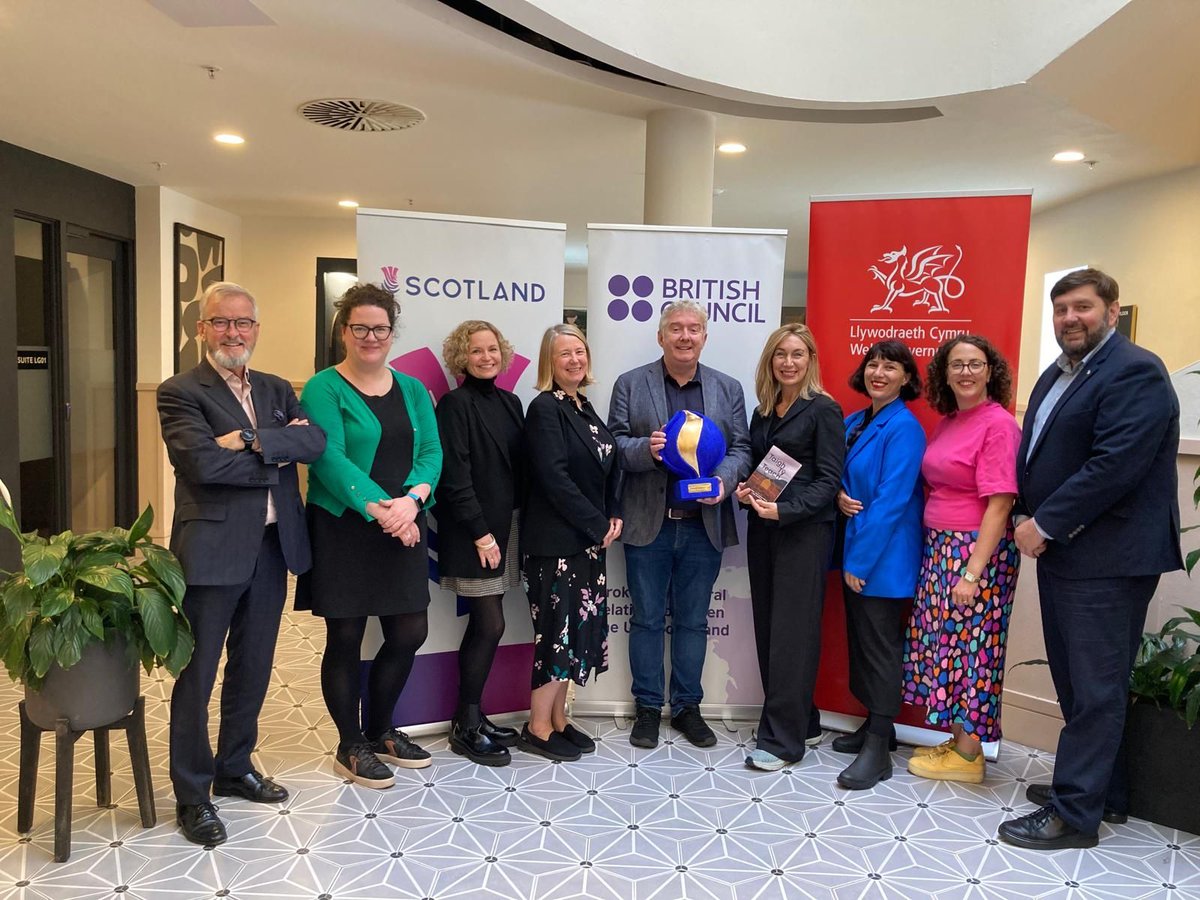 ieBritish's tweet photo. Congratulations to @Fishamble in winning the Irish Life Creativity in the Community @businesstoarts Award. 

@ieBritish @scotgovireland and @WalesinIreland were delighted to support the tri-lingual theatre production Taigh, Tŷ, Teach. Learn more here: https://t.co/w72OngPCpX https://t.co/vlsaUNvzqr