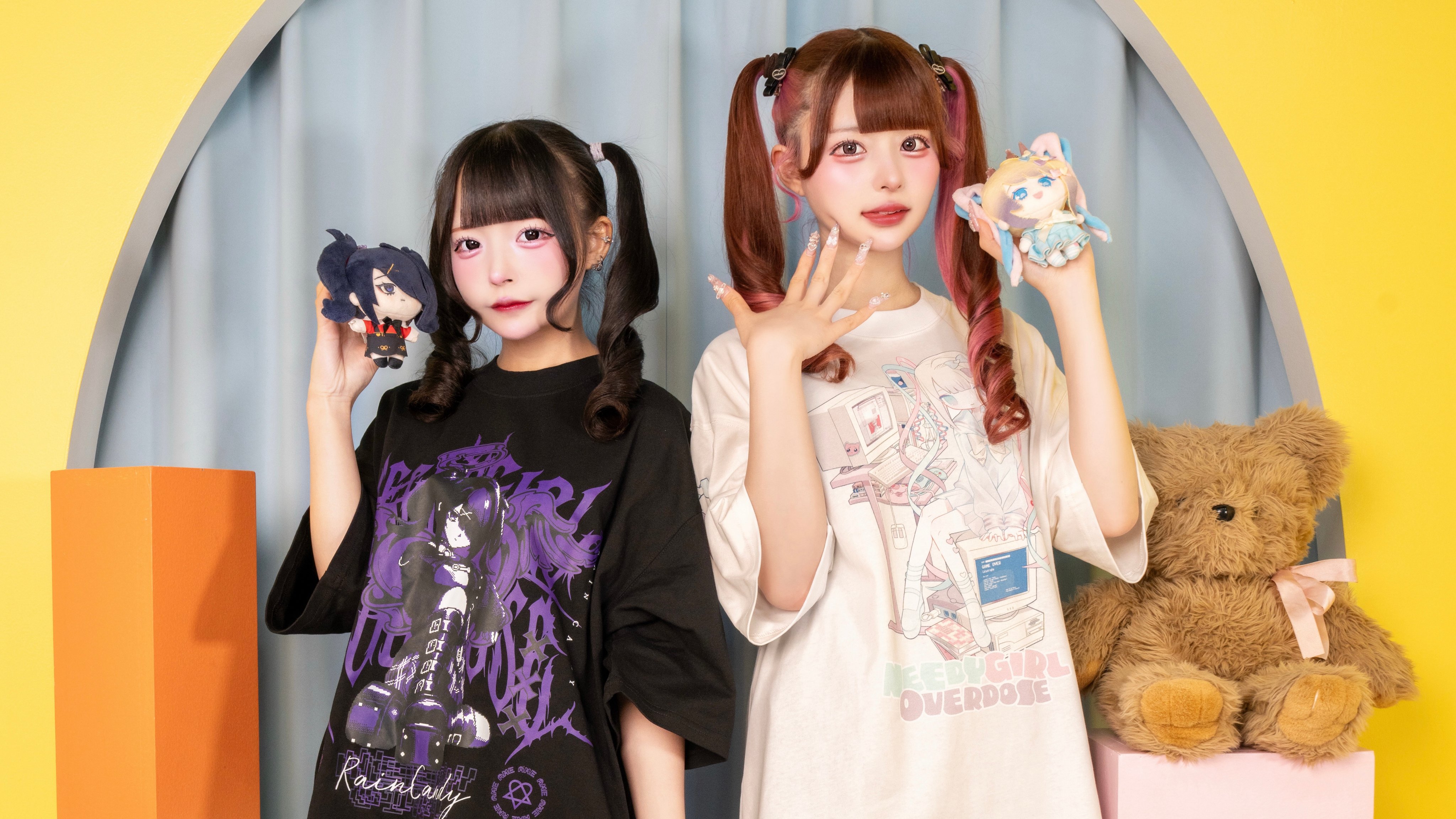 NEEDY GIRL OVERDOSE てんしのお茶会 あめちゃんジップパーカー NEEDY GIRL OVERDOSE てんしのお茶会 あめちゃんジップパーカー