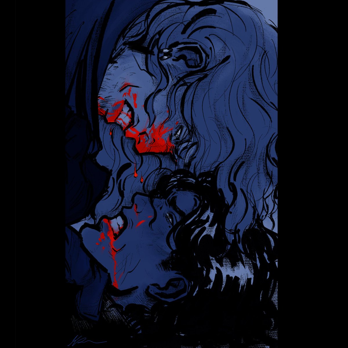 zestynestyyy's tweet photo. i’m losing by their side #dickroy  (outsiders 2003 #16) //blood TW ! https://t.co/2javxa3Ciq