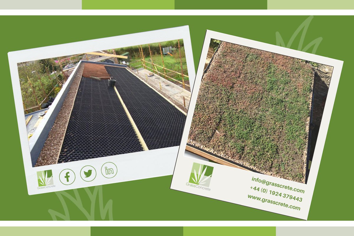 🌿 Grassroof with Regarm = insulation, stormwater control + urban biodiversity.
Green roofs, simplified.
🔗 grasscrete.com/grass-roof-int… 
 #GreenRoofing
