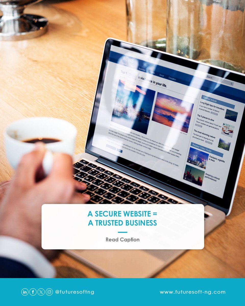 futuresoftng's tweet image. A secure website = a trusted business.
Every unpatched vulnerability risks:
- Data breaches
- Financial loss
- Brand damage

Security isn’t just IT—it’s your brand promise: “You can trust us.”
Ready to get secured? Reach us at info@futuresoft-ng.com

#WebsiteSecurity #FutureSoft