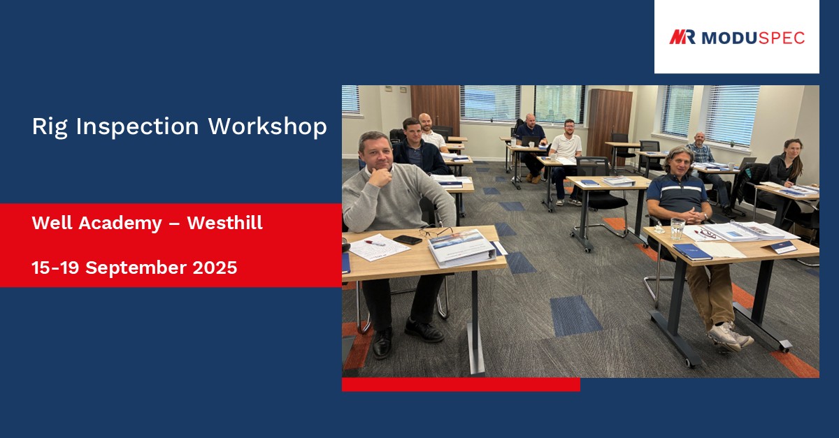 ModuSpec_1986's tweet image. We had a fantastic group at our Rig Inspection Workshop in Westhill 🇬🇧!

📍Next stops: ➡ Dubai 🇦🇪 (20–24 Oct)
➡ Bucharest 🇷🇴 (27–31 Oct)
➡ Stavanger 🇳🇴 (17–21 Nov)

Interested?  📧info.nl@wellacademy.com or visit wellacademy.com

#RigInspection #Training #OffshoreRigs