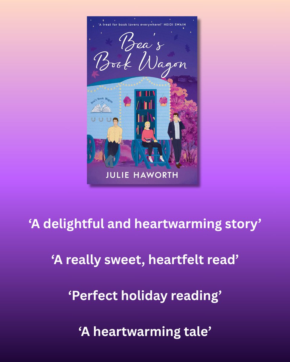 There's just a couple of weeks to go until #BeasBookWagon hits the shelves and I'm thrilled with the early reviews that are coming in! 📚💜🚚 I can't wait to take you back to Blossom Heath to meet Bea and her wonderful book wagon! 💜📚@rnatweets #TuesNews simonandschuster.co.uk/books/Beas-Boo…