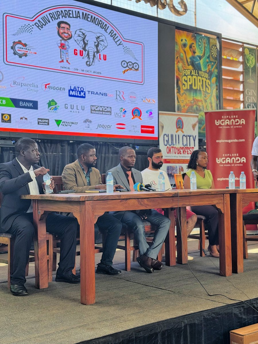 Happening now at Somewhere Else Lounge.📍

Join us as we honor the legacy of an iconic figure in motorsport with the official launch of the Rajiv Ruparelia Memorial Rally. From October 9th to 11th in Gulu, we celebrate the lasting impact and unforgettable memories he left in the