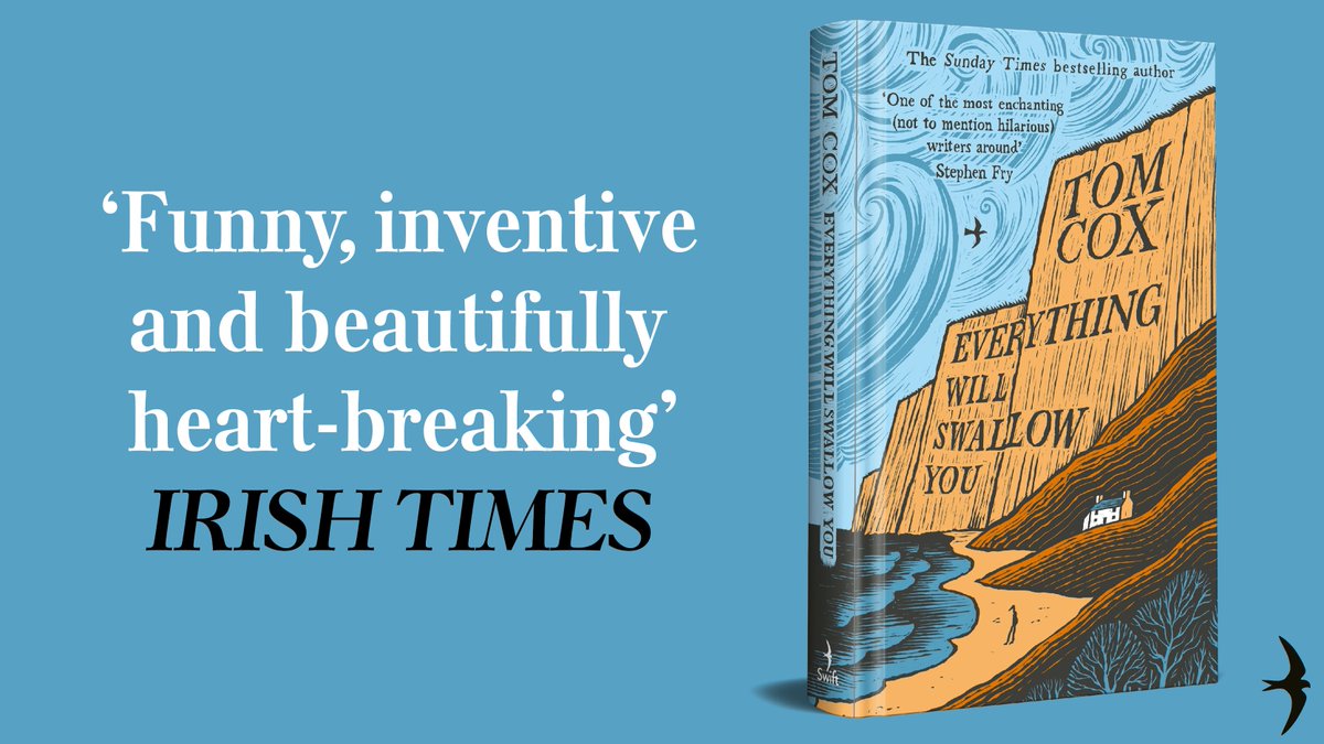 _SwiftPress's tweet photo. 'Funny, inventive and beautifully heart-breaking' @IrishTimes
Read the full review of Tom Cox's #EverythingWillSwallowYou: https://t.co/YSyFU08HRI https://t.co/QDvous5set