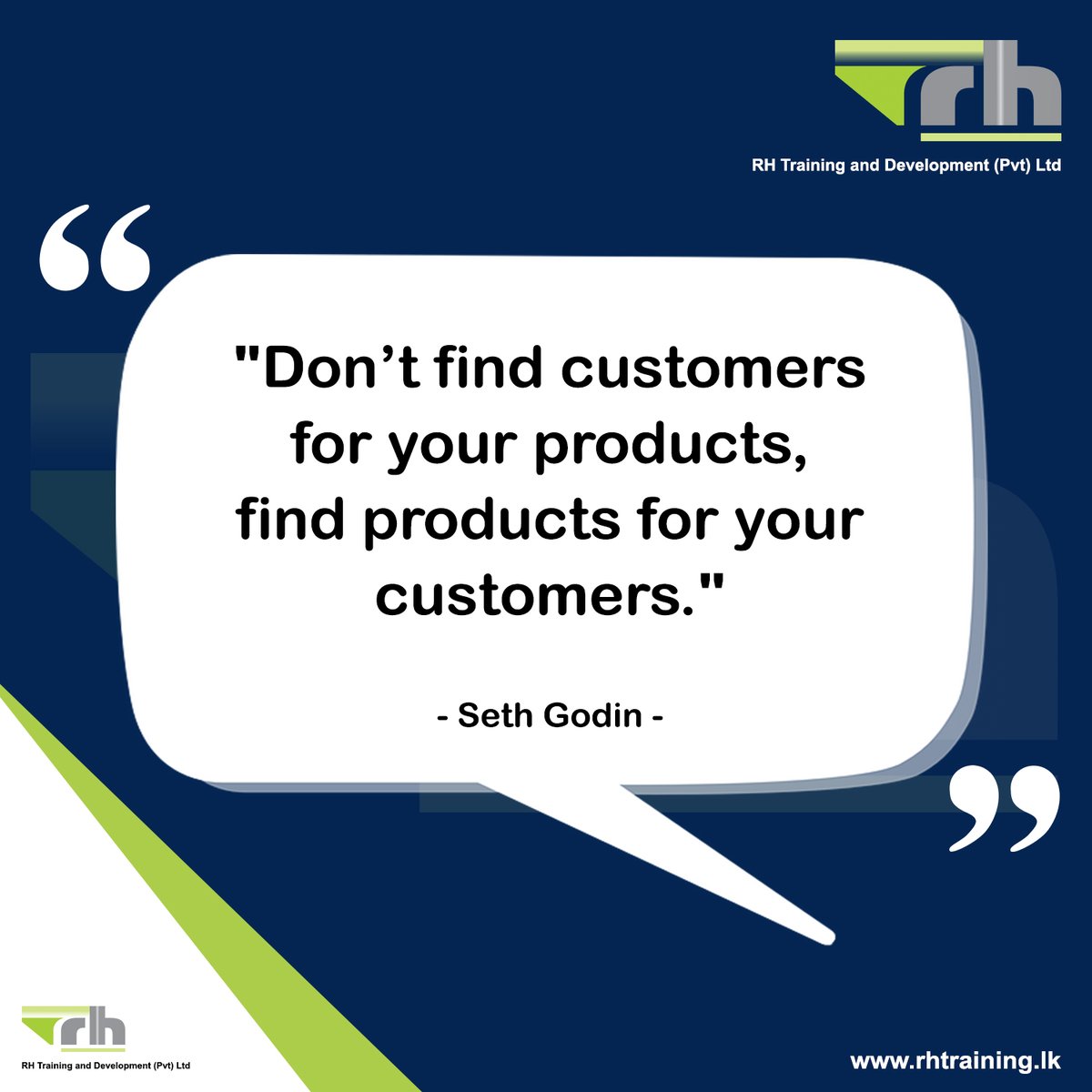 RHtraining's tweet image. Quote of the Day 🌟
Visit rhtraining.lk/programmes for more details on upcoming Training sessions
Pubudu Perera - 0775200333
#trainingprogramme #training #rhtraining #corporatetraining