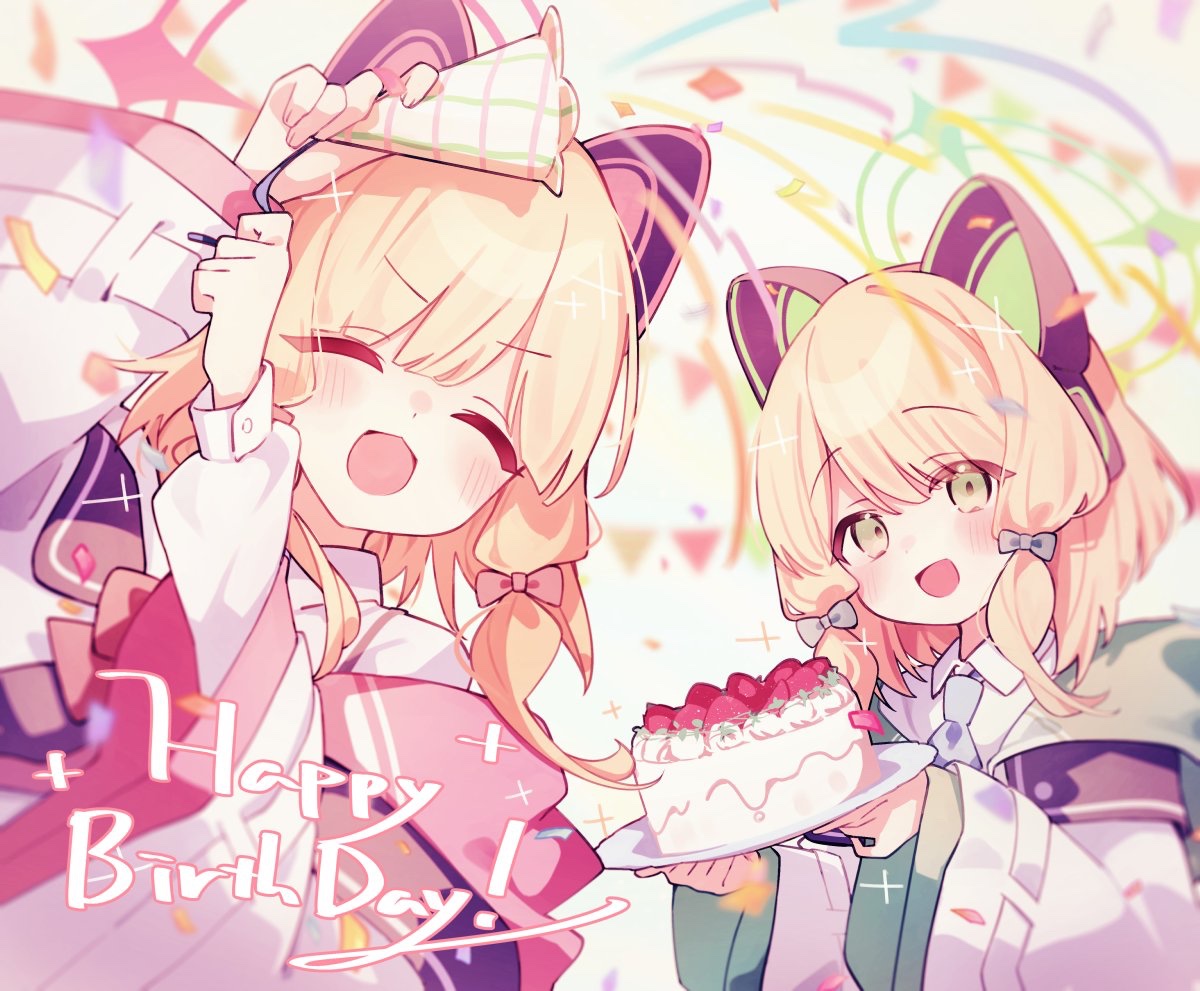 今日は僕の誕生日です！
it’s my birthday!!

※イラストは春日いづれ先生（@ kasuga_iz）に描いて頂きました。