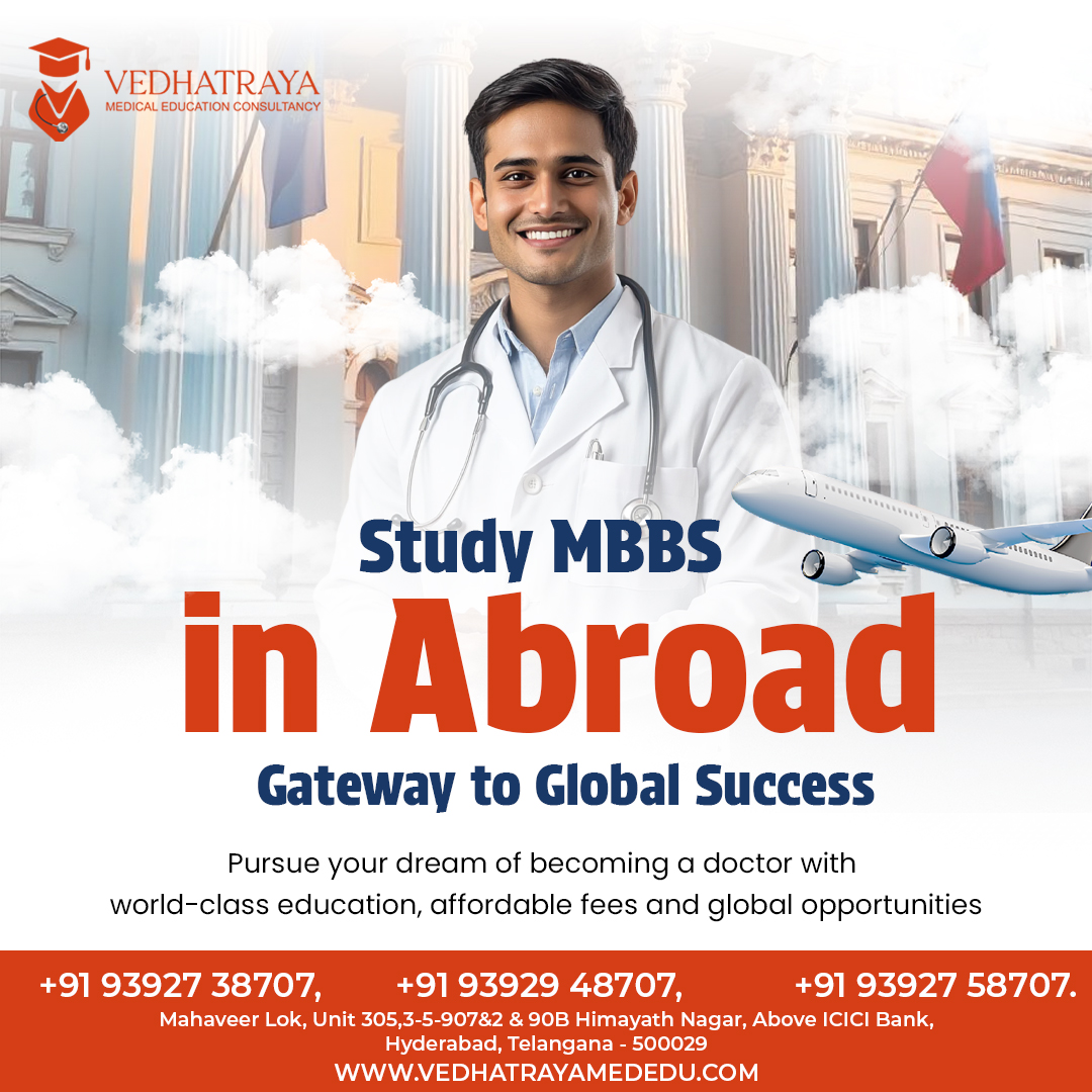 vedhatraya's tweet photo. 🌍✨ Study MBBS Abroad Gateway to Global Success! ✨🌍
📞 +91 93927 38707 | +91 93929 48707 | +91 93927 58707
🌐 https://t.co/RU1pzyj2uG

#Vedhatraya #MBBSAbroad #StudyAbroad #FutureDoctors #GlobalEducation #MBBSGoals #MedicalAspirants #StudyMedicine #DoctorsJourney https://t.co/nBuGWCt9AE