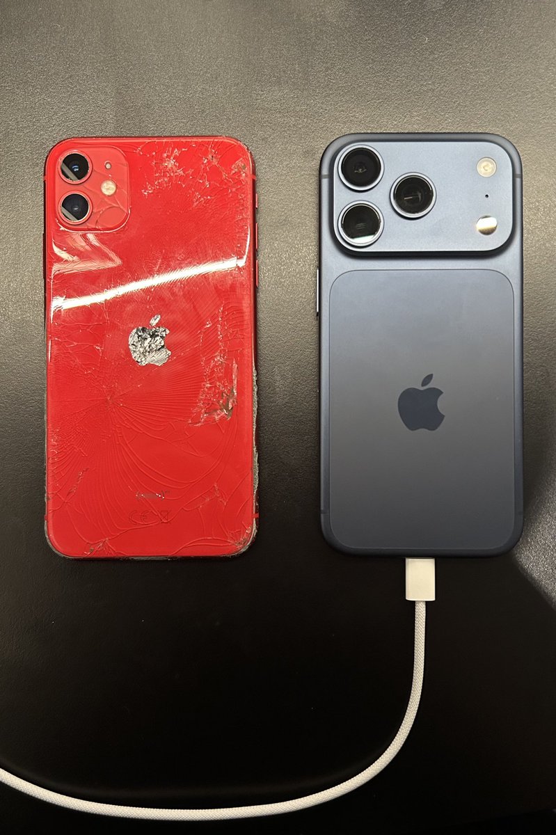 Je passe enfin de l’iPhone 11 qui a fait 3 guerres au 17 pro